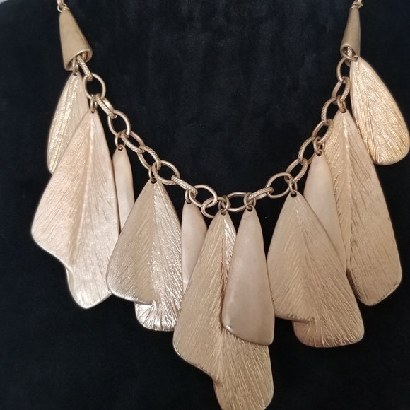 Karma Bella Brushed Gold Necklace - Picture 8 of 8